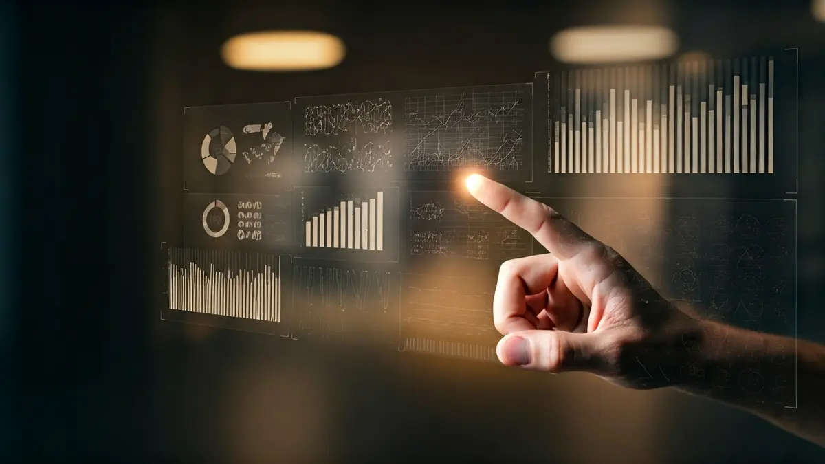 Imagen genérica de una mano interactuando con una interfaz tecnológica, simbolizando la transformación digital.