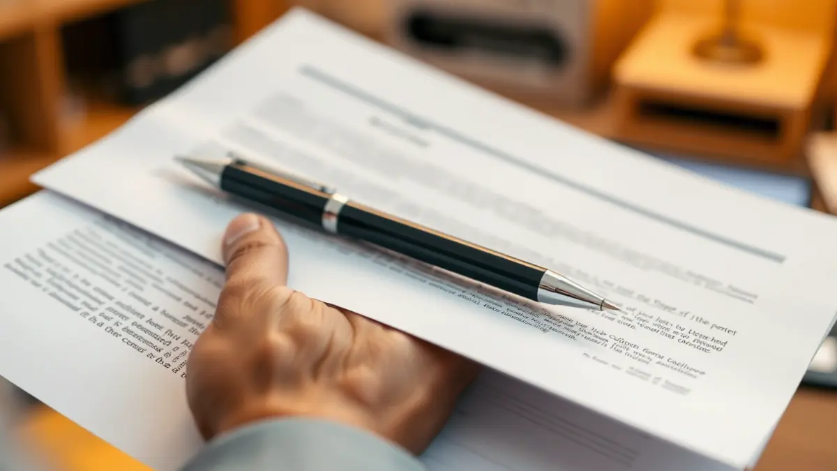 Generic image of documents and hands, symbolizing administrative procedures and advice.