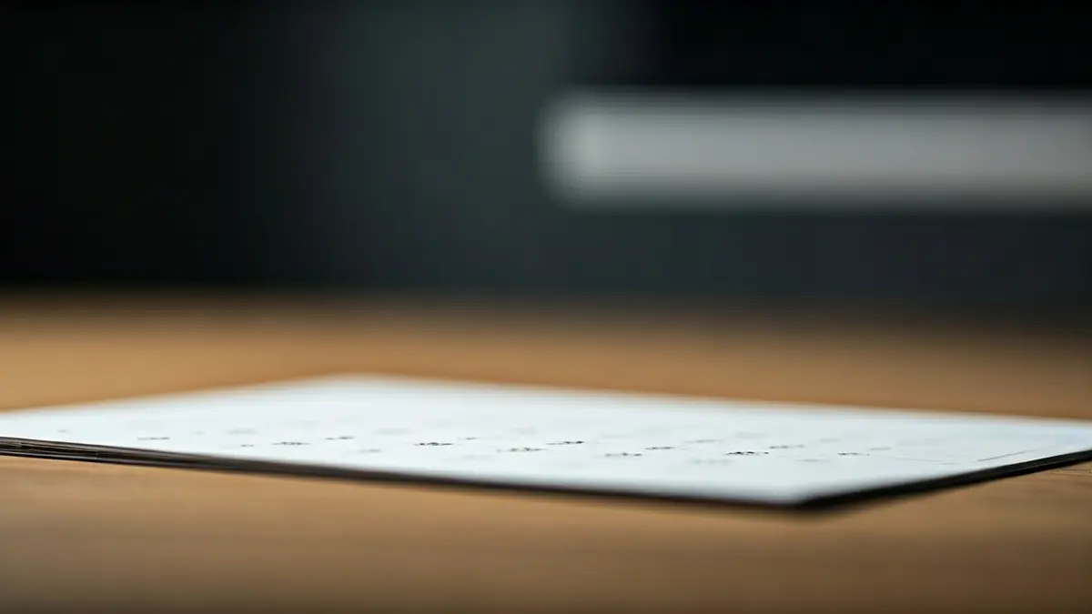 Generic image of a calendar on a desk, symbolizing official records.