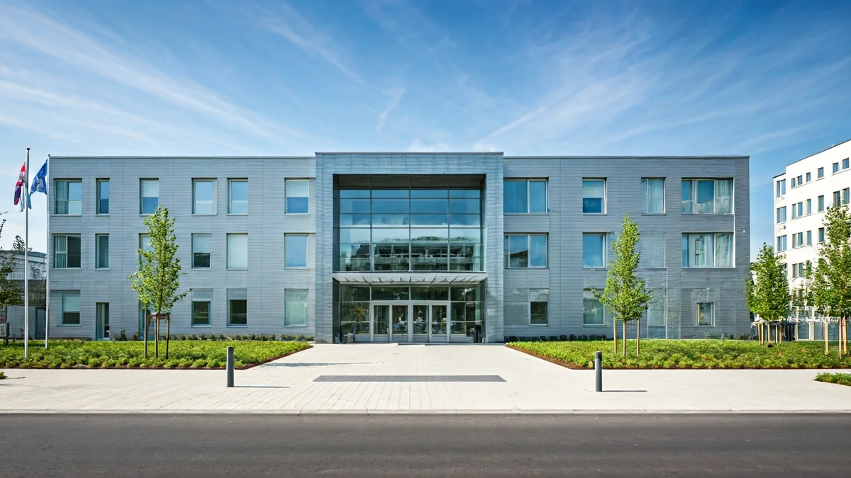 Generic image of a modern health center.