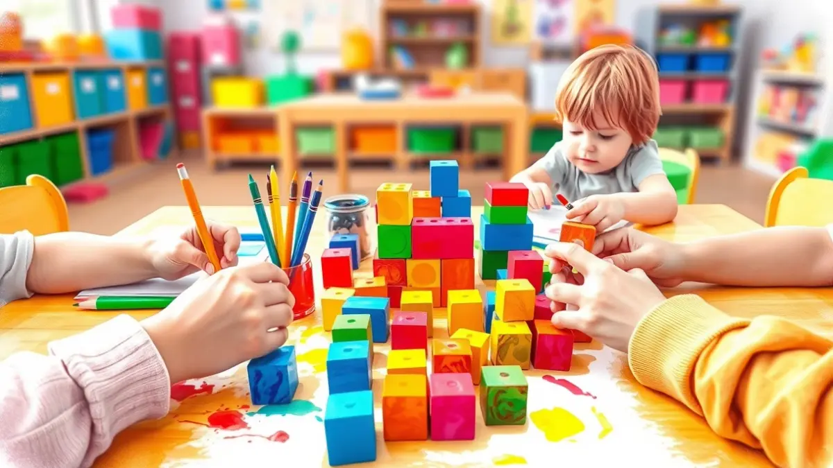 Generic image of children engaged in recreational activities at an urban camp.