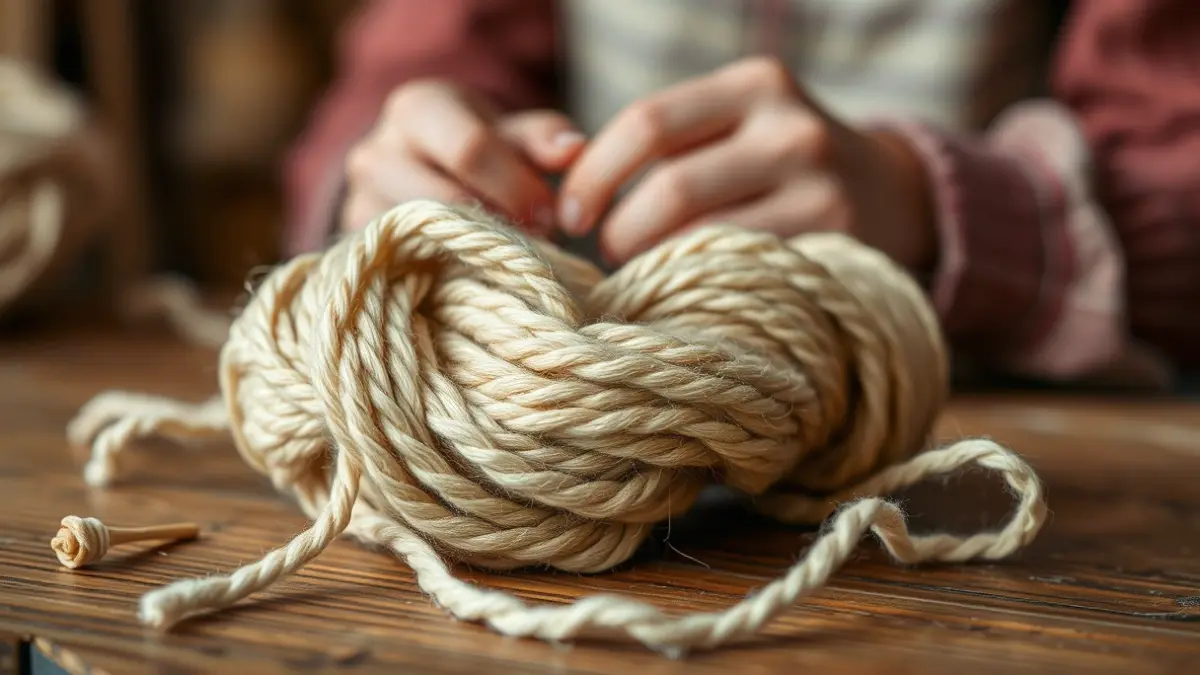 Generic image of a ball of wool, symbolizing craftsmanship and tradition.