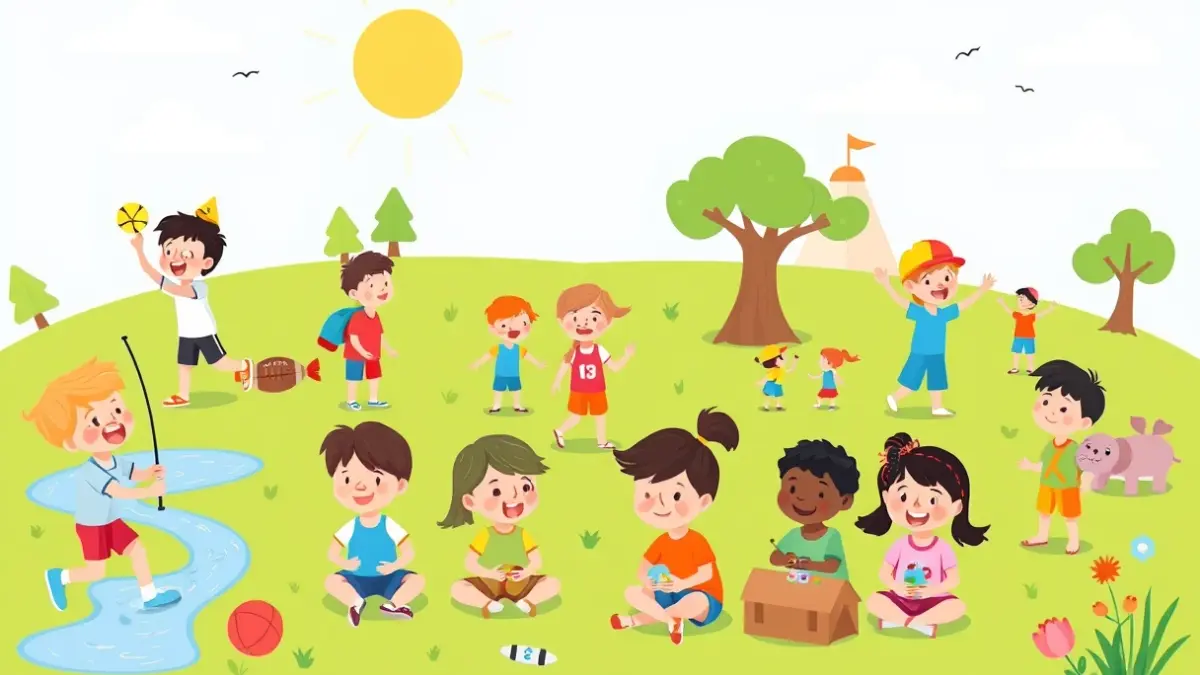 Generic image of children enjoying summer camp activities.