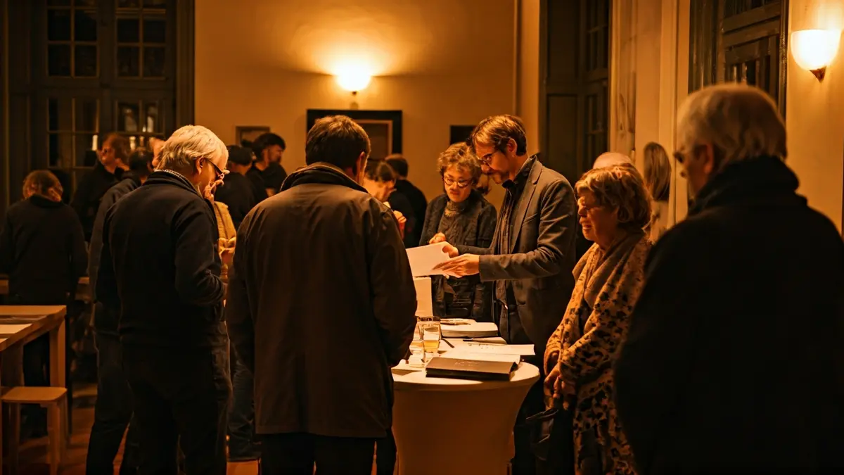 Generic image of people of different ages conversing in a cozy setting.