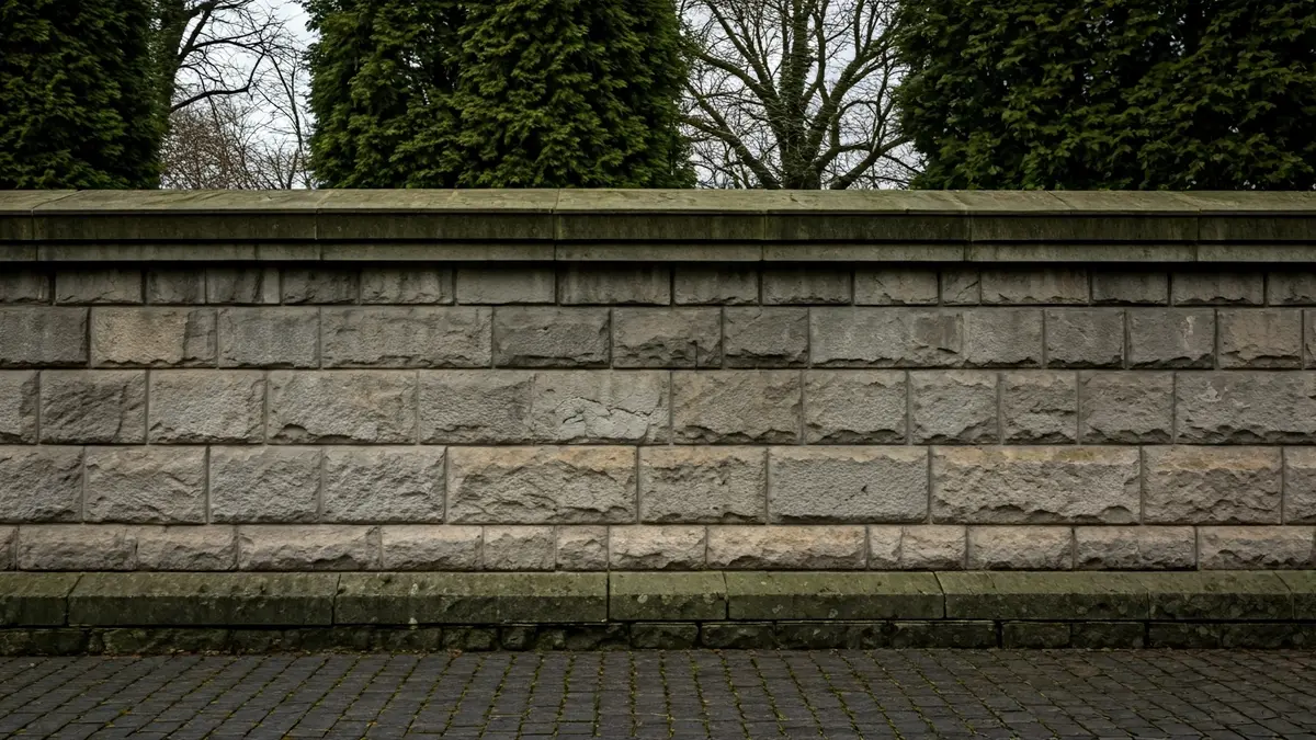 Imagen genérica de un muro de cementerio, evocando un lugar de memoria histórica.