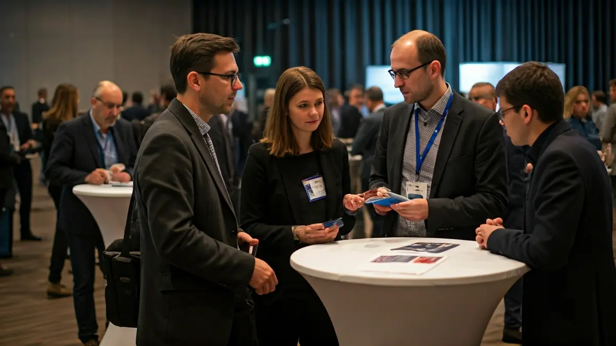 Imagen genérica de un evento de networking con emprendedores.