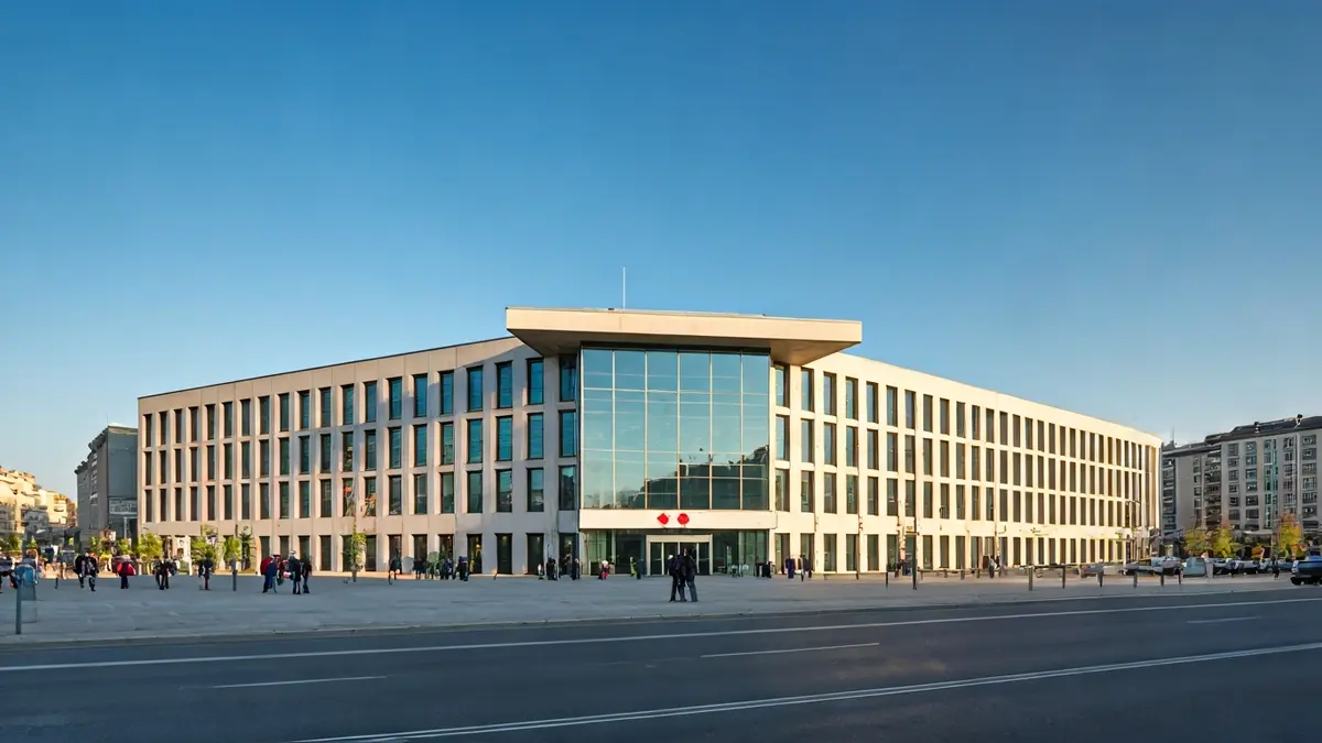 Fachada de la nueva sede de Cruz Roja en Fuenlabrada.