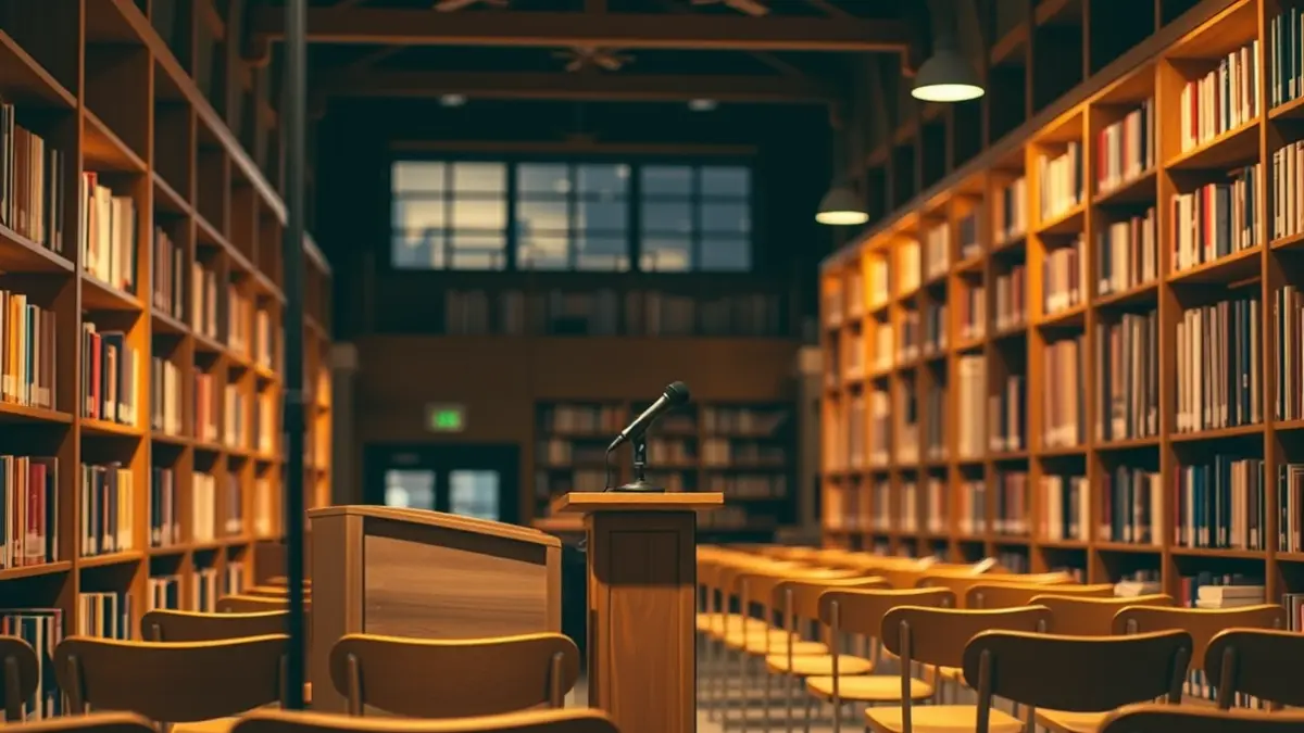 Generic image of a bookstore or reading space with books and a cozy atmosphere.