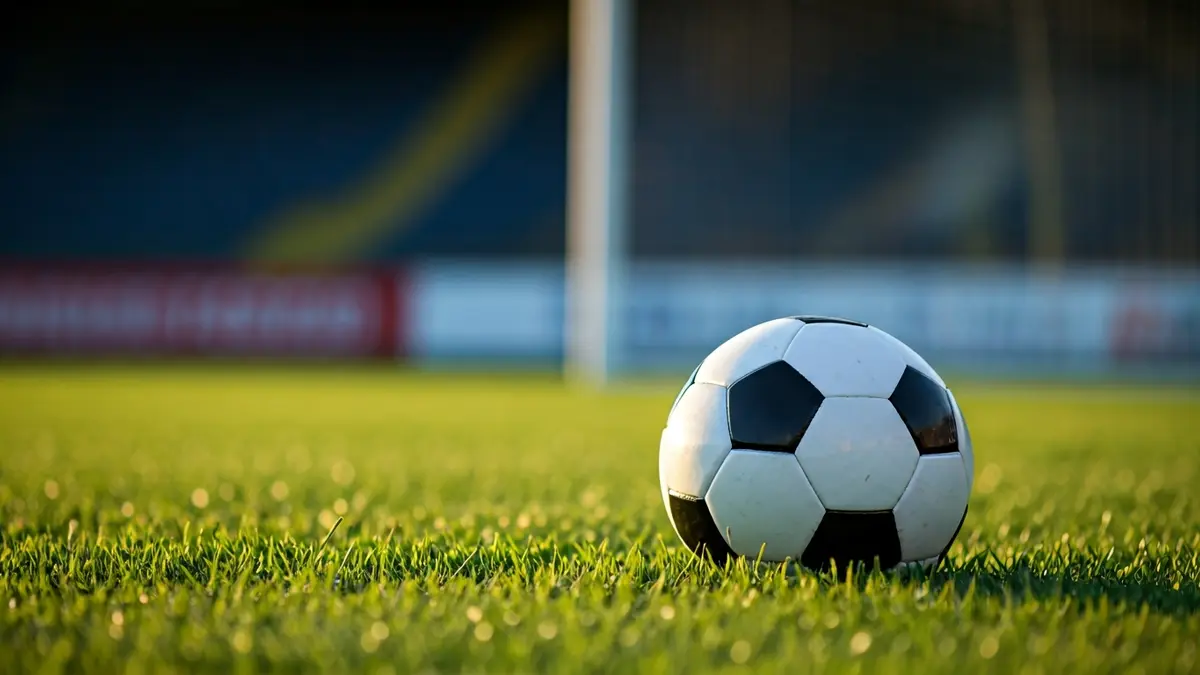 Imagen genérica de un balón de fútbol en un campo de césped.