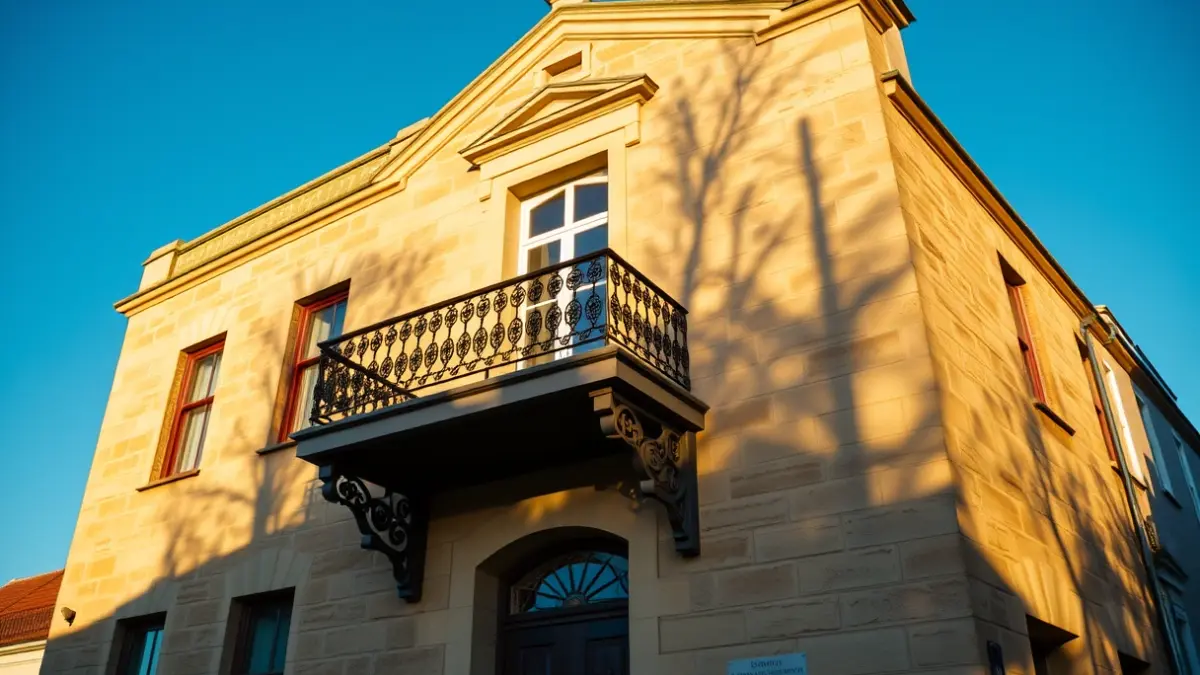 Fachada del Ayuntamiento de Madrid bajo el sol de la tarde