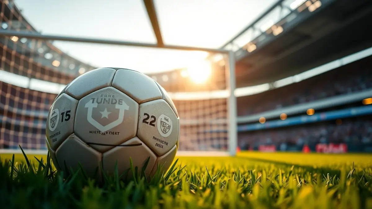Imagen genérica de un balón de fútbol en el césped de un estadio.