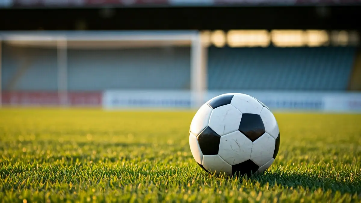 Imagen genérica de un balón de fútbol en un campo de césped.
