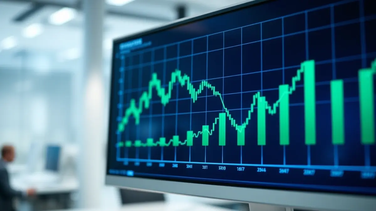 Generic image of economic charts showing employment and unemployment trends.
