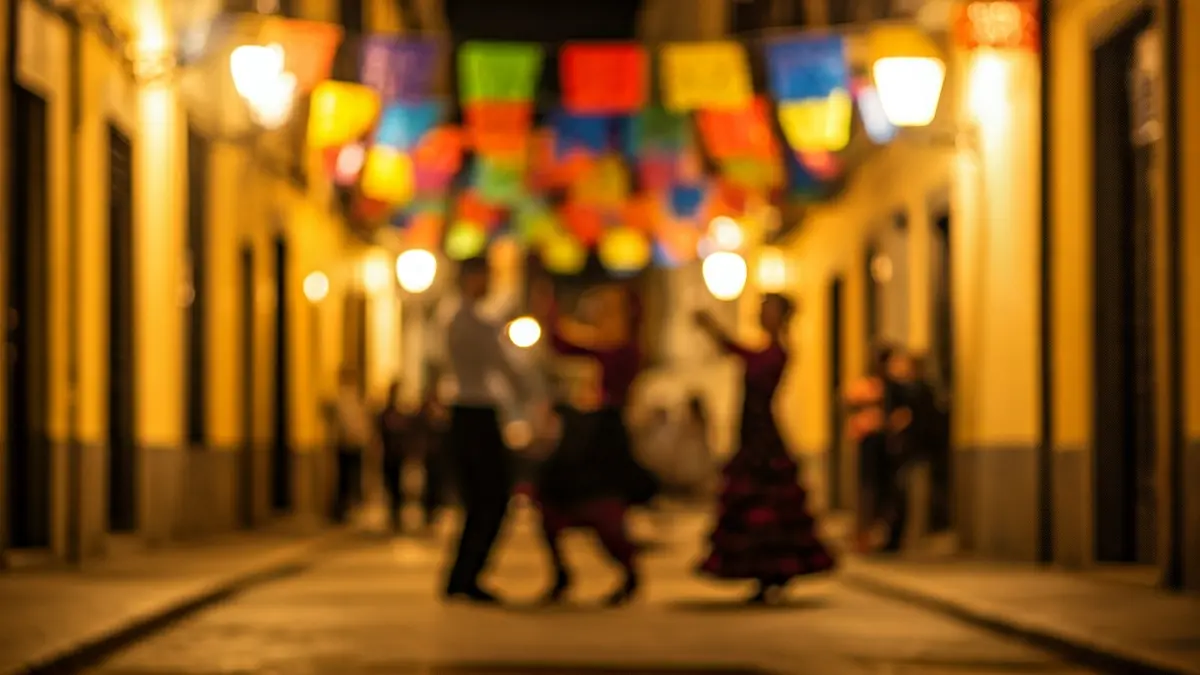 Generic image of paper lanterns and a festive fair atmosphere.