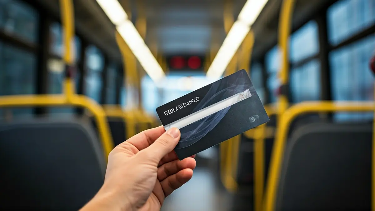 Generic image of a public transport card in Madrid.