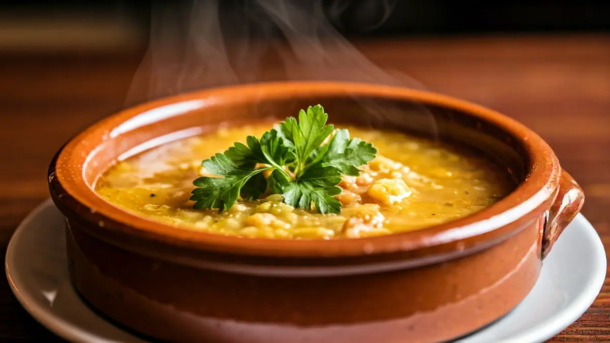 Image of a plate of 'callos a la madrileña', the traditional Spanish stew.