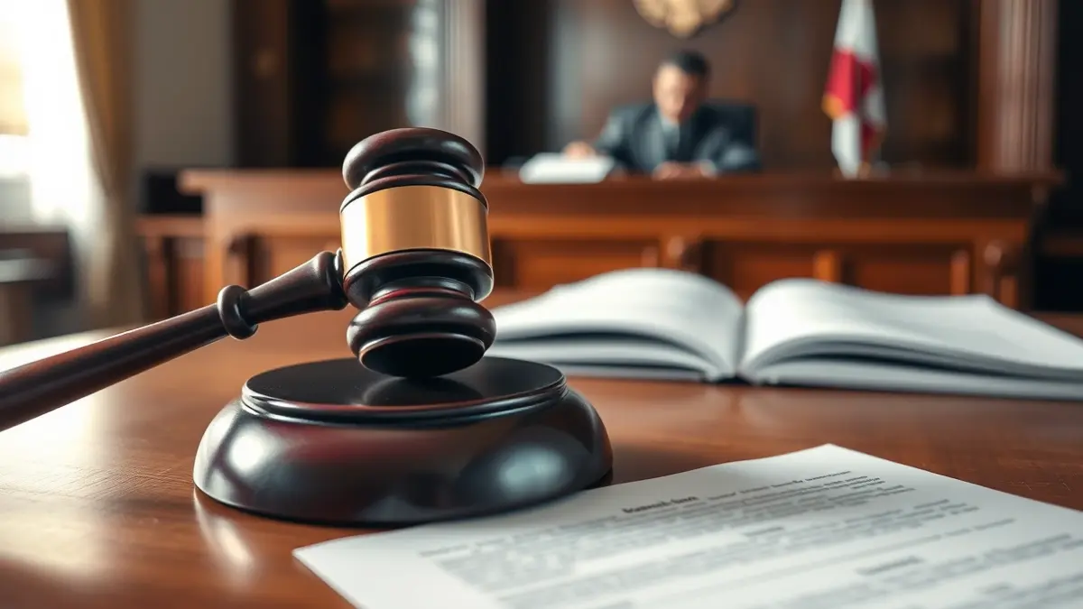 Generic image of a judge's gavel on a desk, symbolizing a judicial decision.