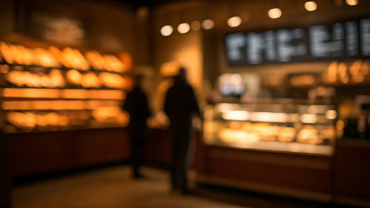 Imagen genérica de una panadería con productos de bollería y pan artesanal.