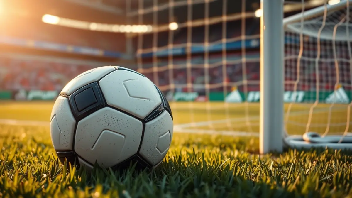 Imagen genérica de un balón de fútbol en un campo de juego.