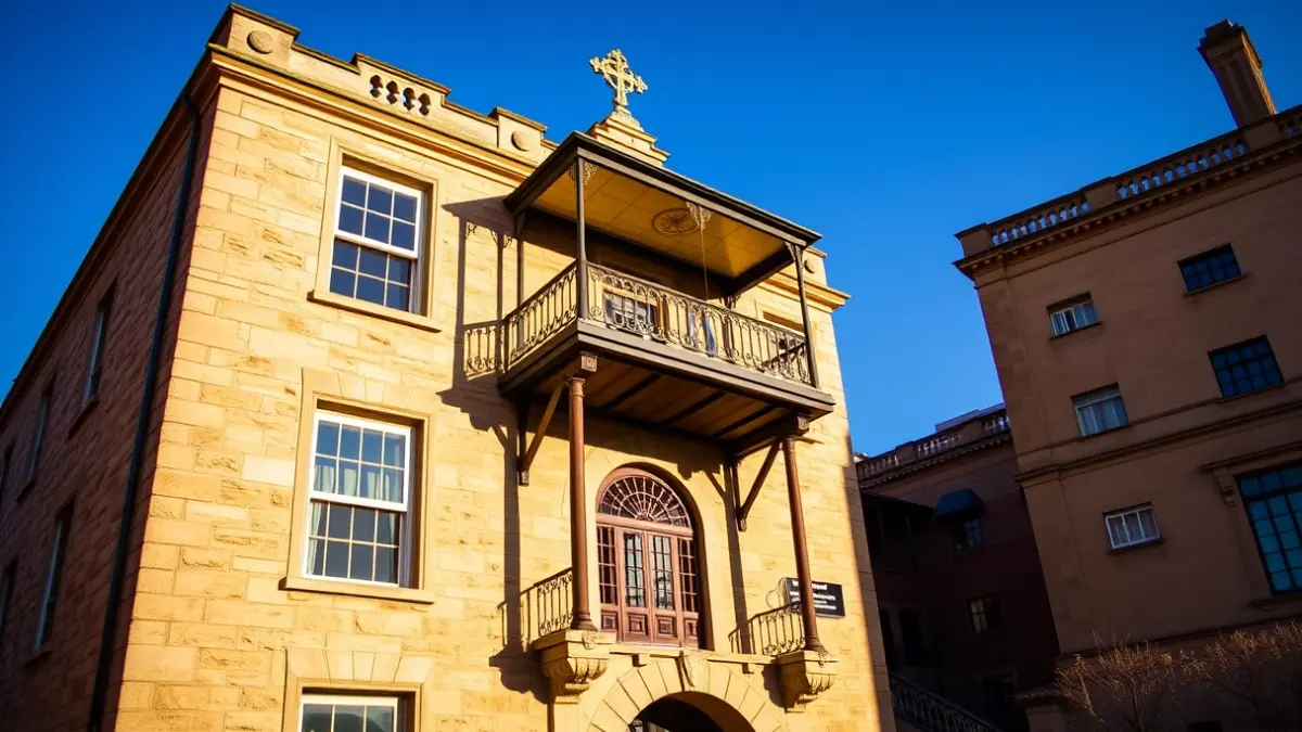Facade of Galapagar town hall under the afternoon sun.
