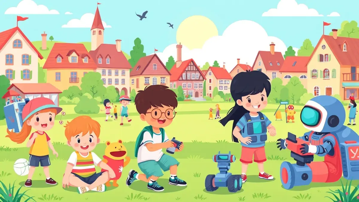 Imagen genérica de niños disfrutando de actividades de campamento de verano.