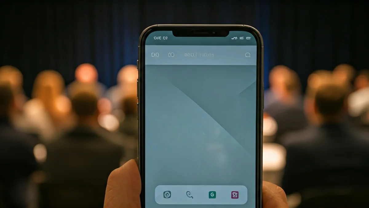 Generic image of a smartphone with app icons, representing digital tools courses.