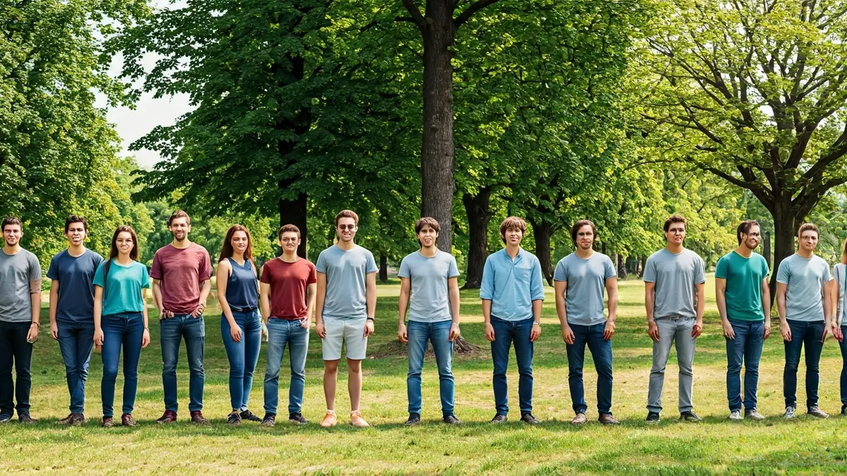 Imagen genérica de jóvenes voluntarios realizando diversas actividades en el extranjero.