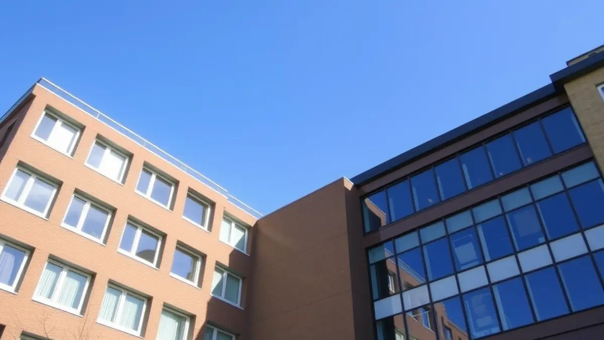 Imagen genérica de un edificio universitario moderno, simbolizando la colaboración académica.