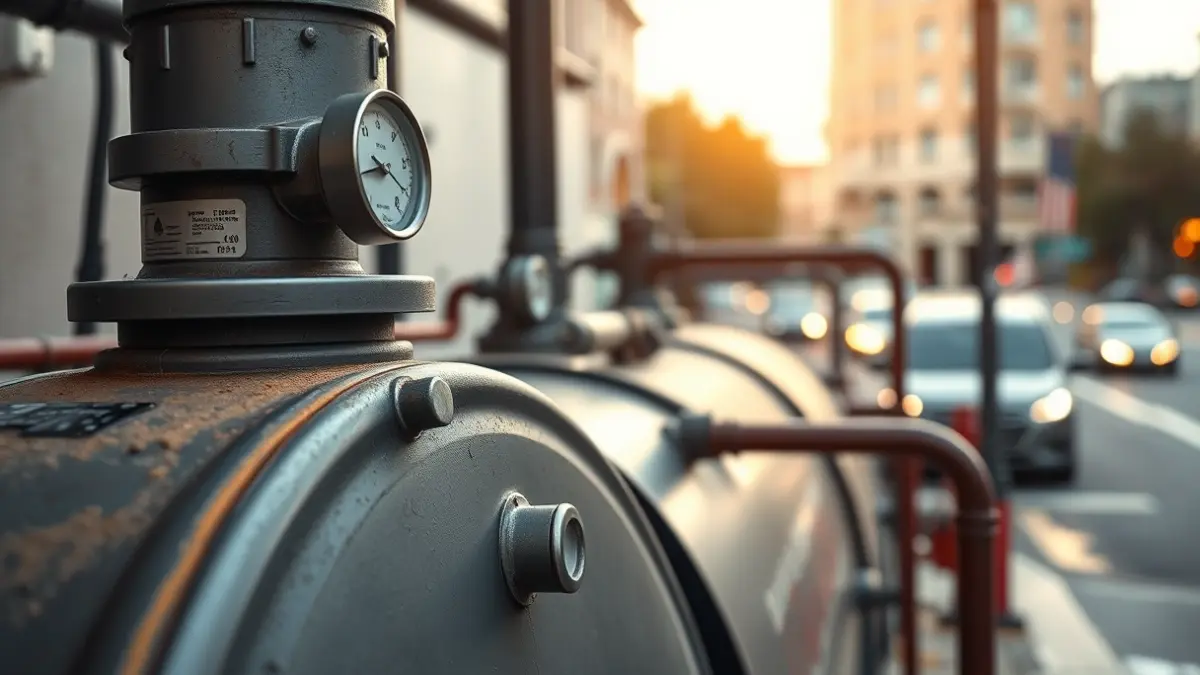 Generic image of a modern boiler, symbolizing energy renewal.