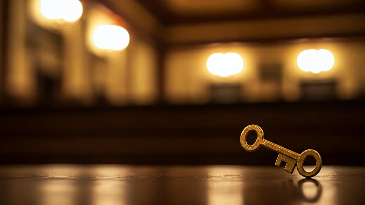 Imagen genérica de una llave de oro, símbolo de un reconocimiento honorífico.