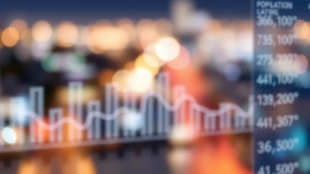 Imagen genérica de gráficos y números representando datos demográficos.