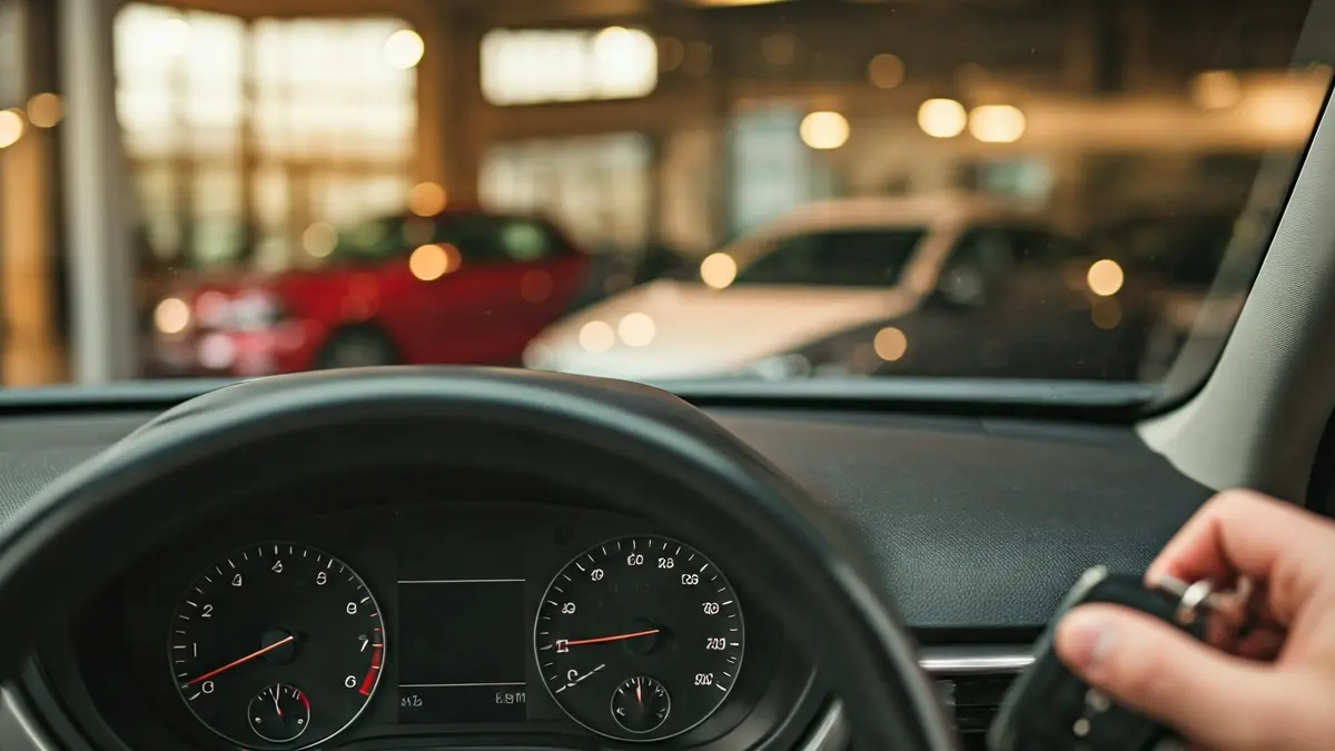 Imagen genérica de un cuentakilómetros y unas llaves de coche, simbolizando la venta de vehículos de ocasión.