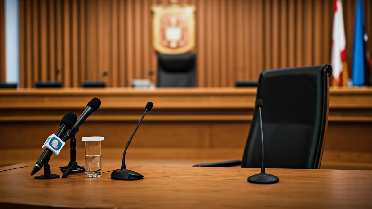 Imagen genérica de una sala de prensa o reunión municipal.