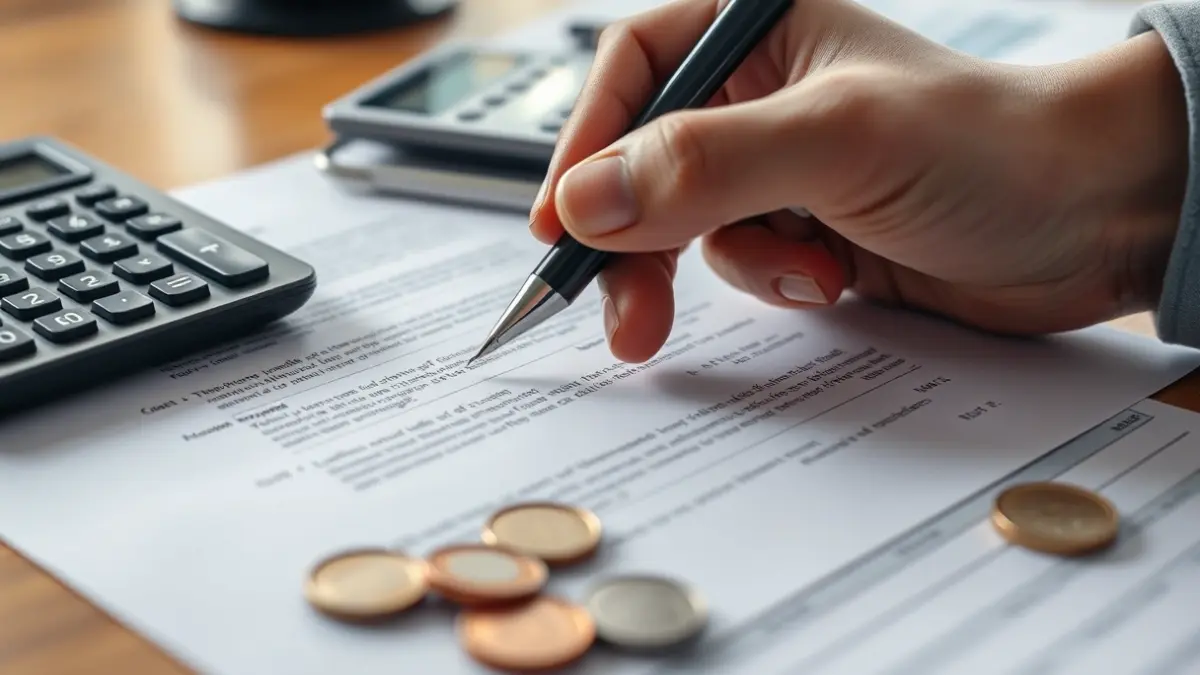 Imagen genérica de documentos y dinero sobre una mesa, simbolizando propuestas fiscales.