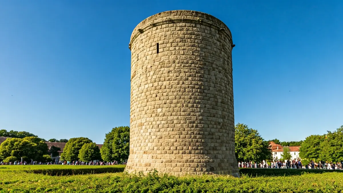 Generic image of a medieval tower, symbolizing historical heritage.