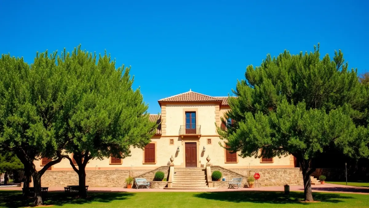 Imagen de la Huerta de Mena, una finca centenaria en Hortaleza, Madrid.