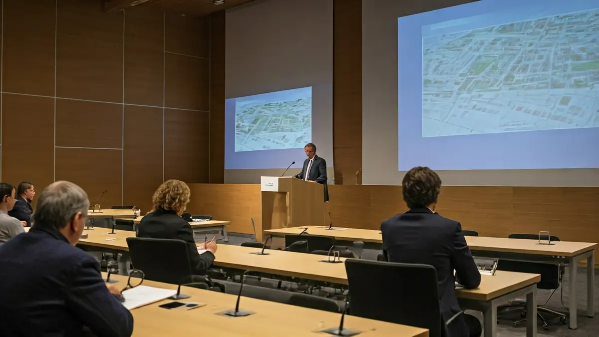 Image of a citizen debate forum about the future of Soto del Real.