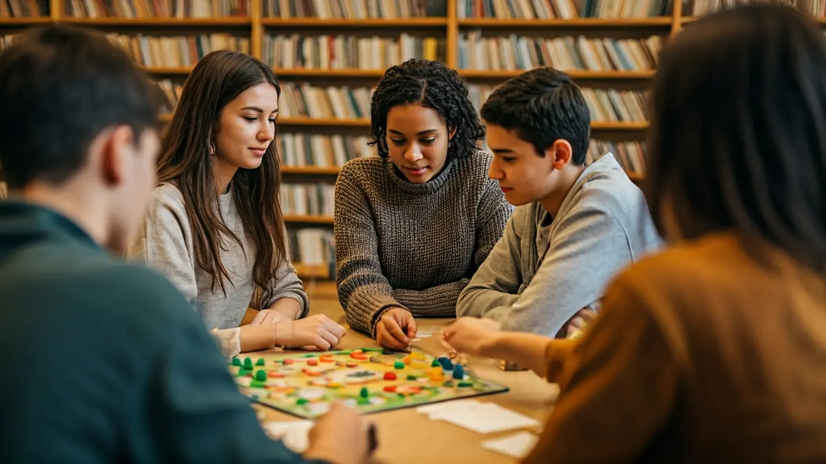 Generic image of young people participating in educational leisure activities.