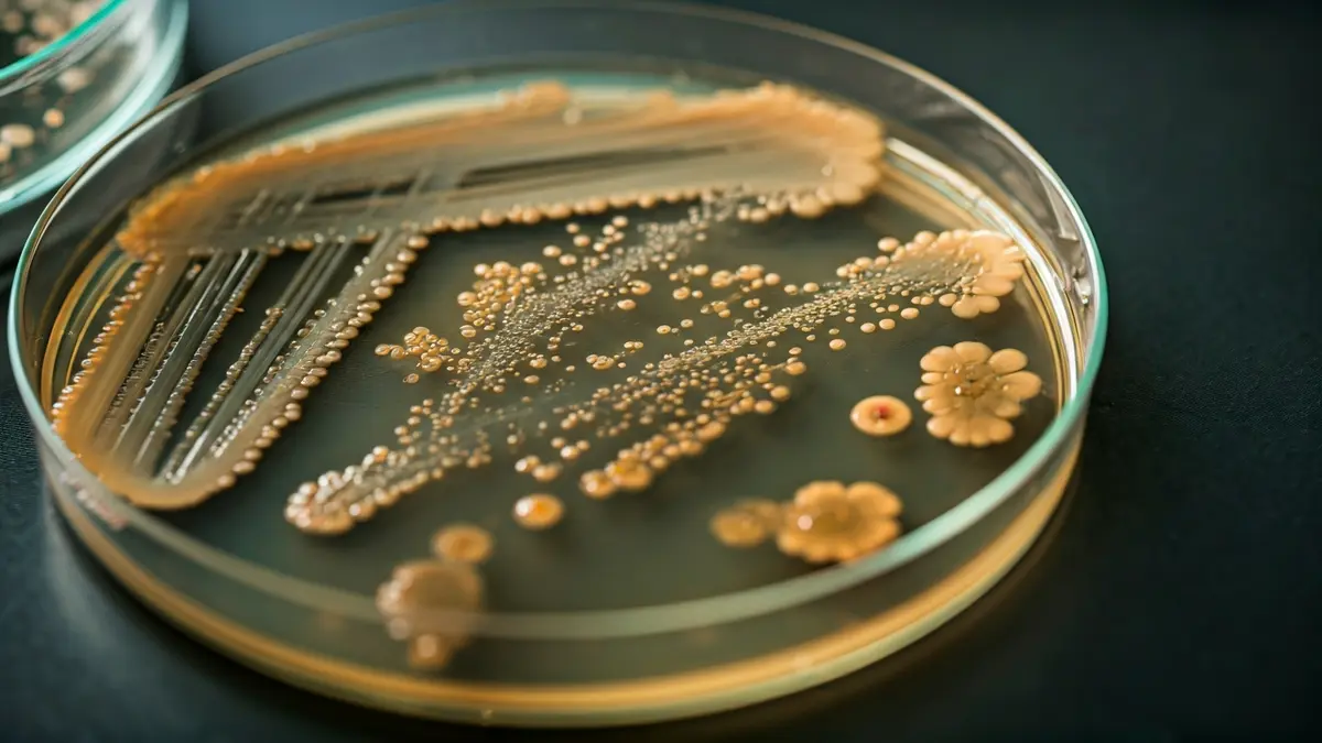 Generic image of microorganisms in a Petri dish.