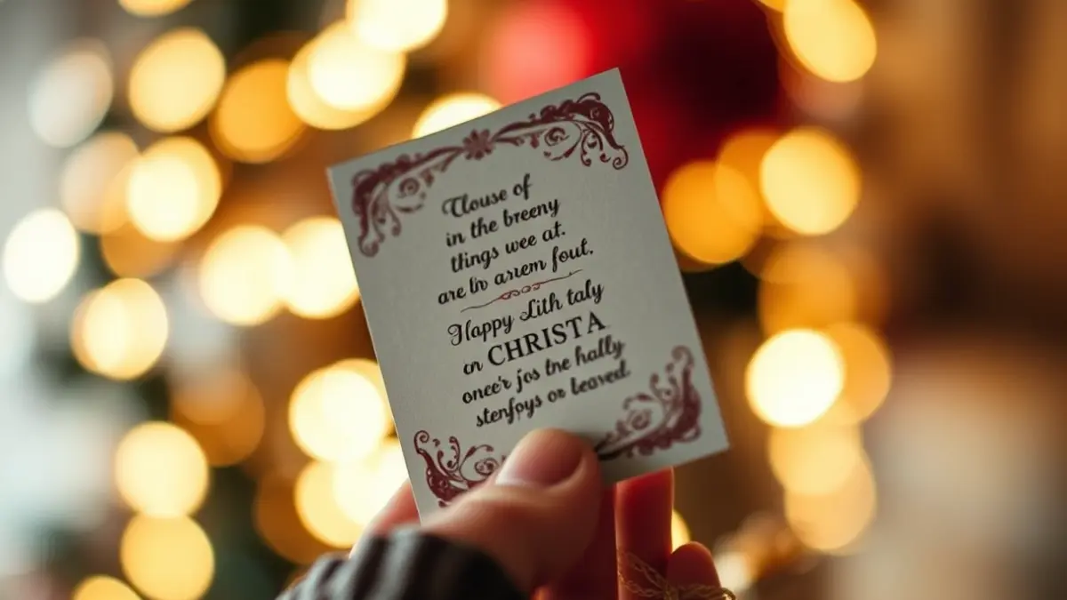 Imagen genérica de una tarjeta con un mensaje poético, simbolizando un regalo personalizado.