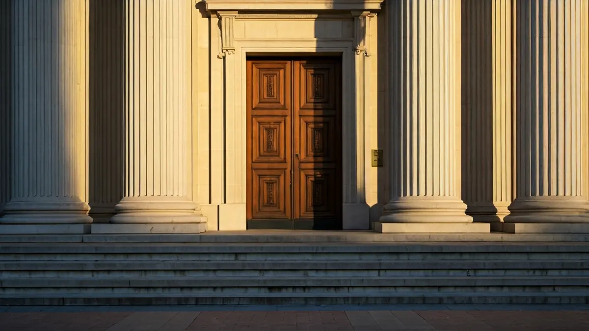 Imagen genérica de la fachada de un juzgado, simbolizando una decisión judicial.