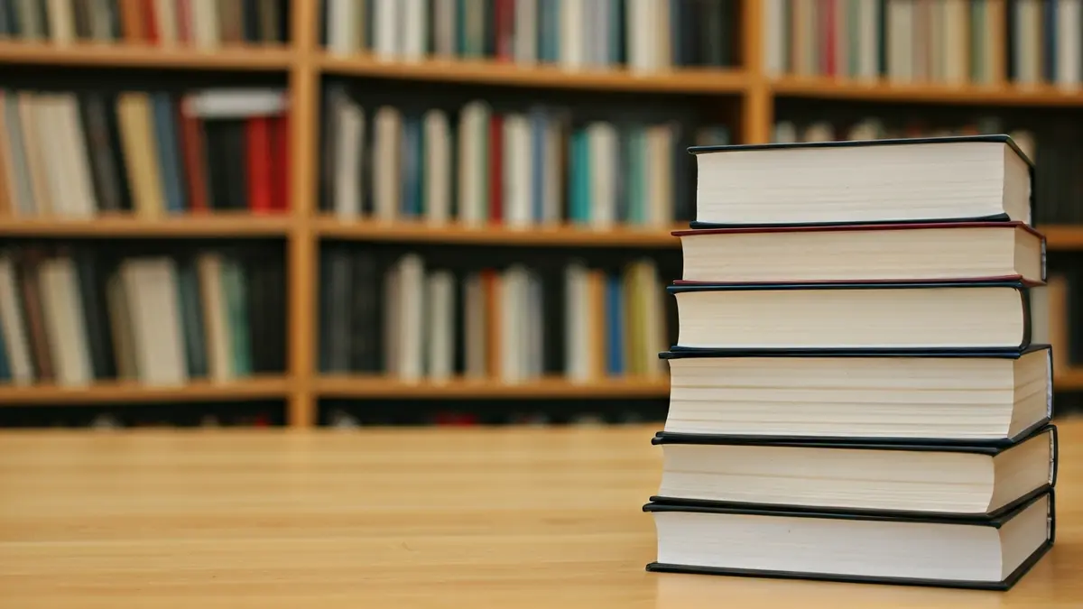 Generic image of books in a library, symbolizing culture and debate.