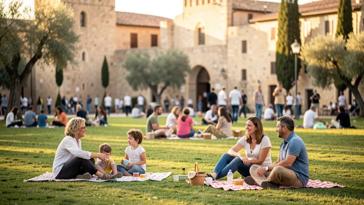 Imagen genérica de familias disfrutando de una jornada de convivencia en un parque urbano.