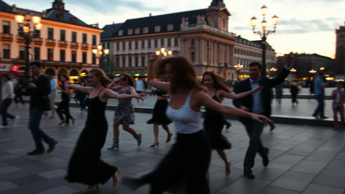 Generic image of contemporary dance in an urban setting.