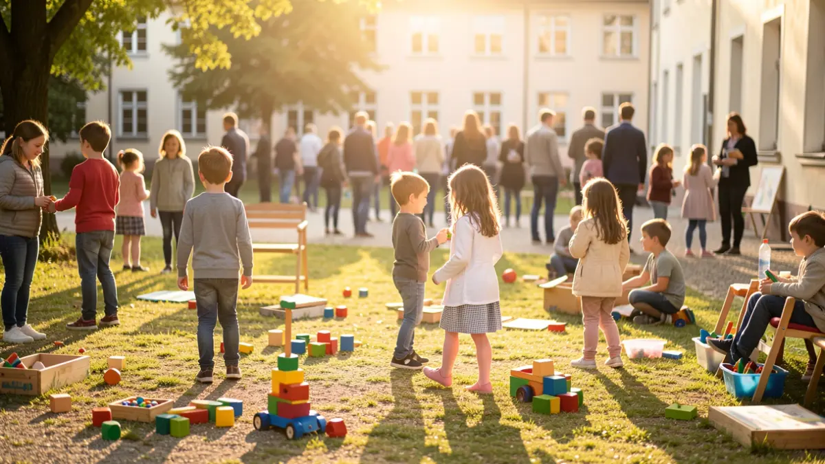 Imagen genérica de niños participando en actividades de ocio y estudio tras el horario escolar.