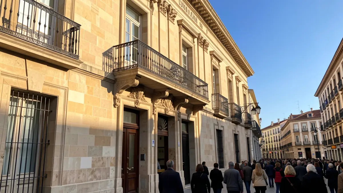 Generic image of Alcorcón Town Hall in the afternoon light.
