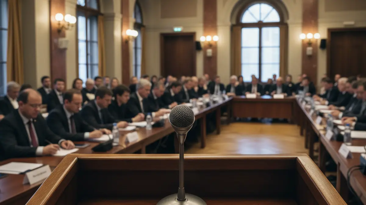 Generic image of a local security meeting.
