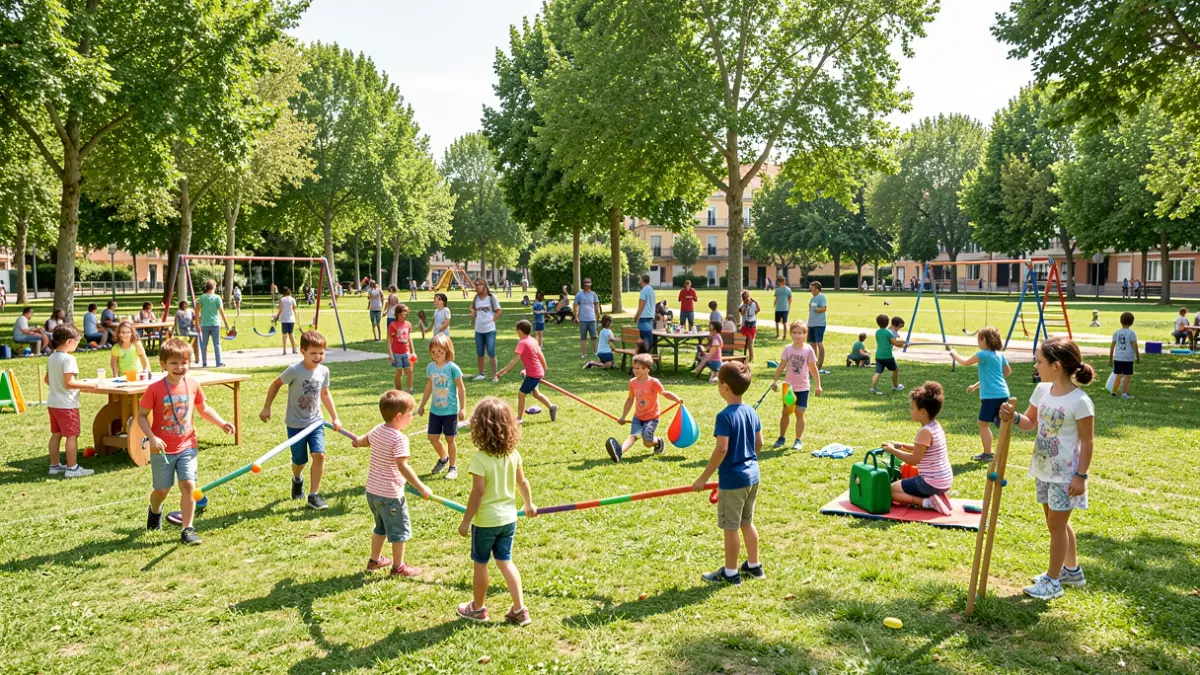 Generic image of children participating in an inclusive summer camp.