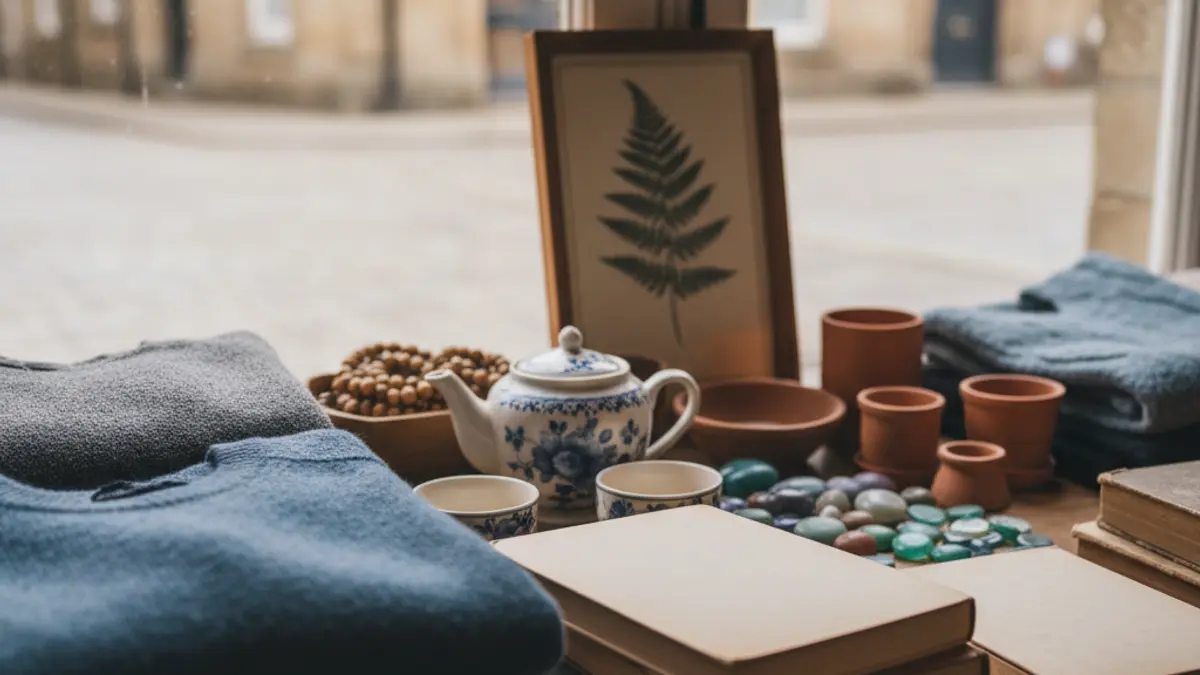 Generic image of various items like clothes, books, and decorations, ready for exchange or reuse.