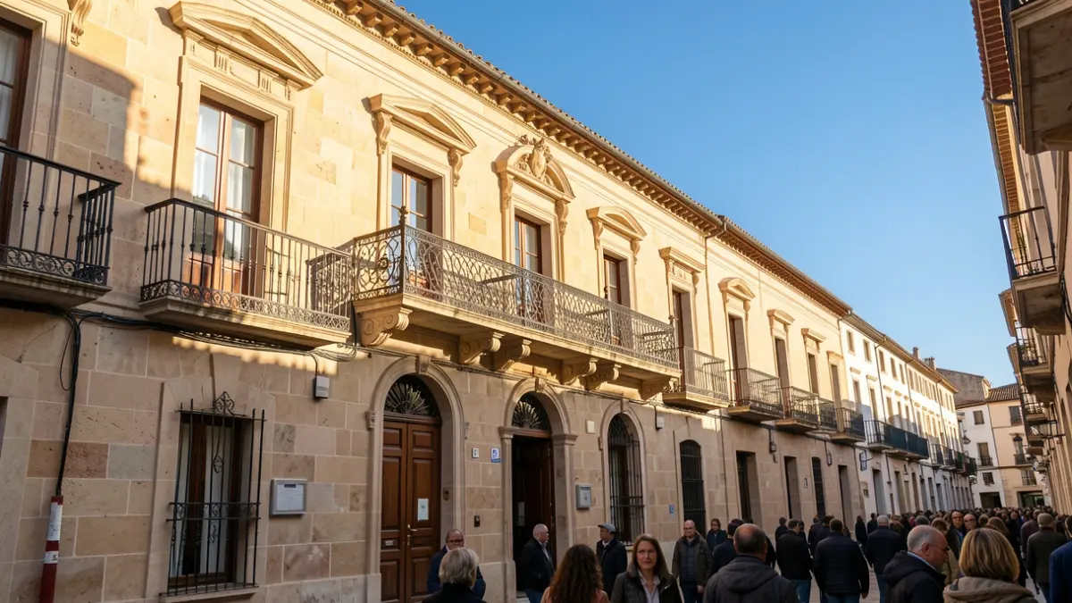 Collado Villalba town hall on a sunny day.